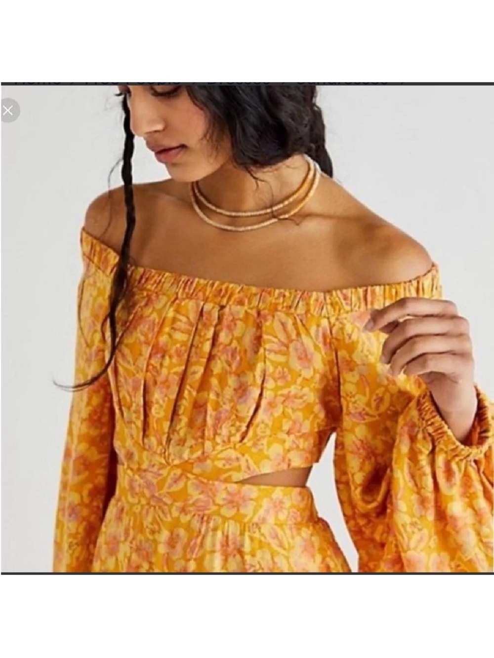 Free People Jael Cut out dress - Free People Floral open back dress XSmall - Picture 10 of 12